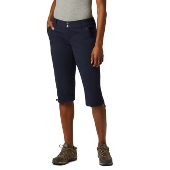 Columbia Saturday Trail II Knee Pant, Pantalones Azul Marino Para Mujer | 568729-MVC